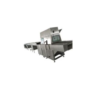 Buy cheap 220V/380V 50/60Hz Chocolate Enrober Machine with 200-300 kg per Hour Capacity for Wafer Cookies & Biscuits from wholesalers