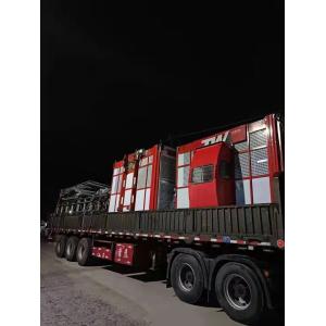 Buy cheap Used Building Hoist wiht VFD Drive and Hot Galvanized Mast Sections from wholesalers