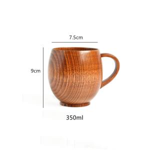 Buy cheap Modern Solid Wooden Drinking Cups Natural 350ml 400ml from wholesalers