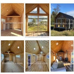 Modern Triangular Resort Hotel Prefab Container House with One Bed Bathroom