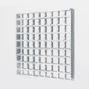 Buy cheap 30mm Bearing Bar Spacing Industrial Steel Grating With Welding Process And Silver Surface from wholesalers