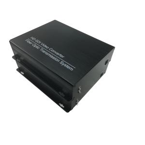 Buy cheap Full HD single mode 4channel HD SDI transmitter video to fiber converter with RS485 data SFP Ethernet from wholesalers
