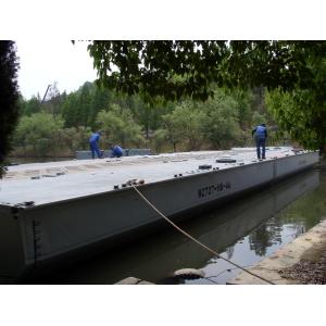 Quality Pontoon Floating Water Bridge L12m Multi Function Engineering for sale Buy cheap Pontoon Floating Water Bridge L12m Multi Function Engineering product