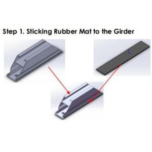 Buy cheap Pre Assembled Anodized Aluminum Solar Roof Rails With SUS304 Bolts from wholesalers