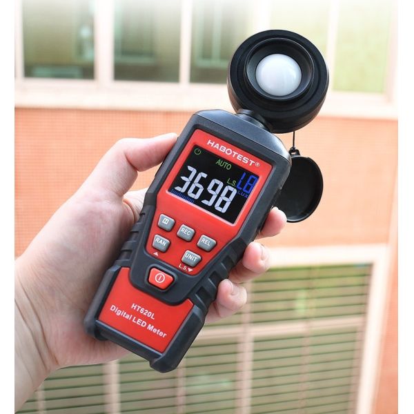 100000 Lux 2000000 Counters Digital Lux Meter , Lux Light Meter