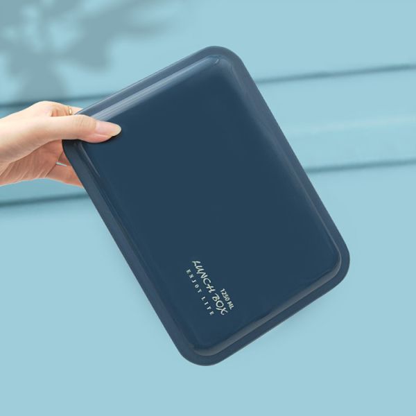 Three Compartment Sealed Plastic Lunch Box 1250ML For Student