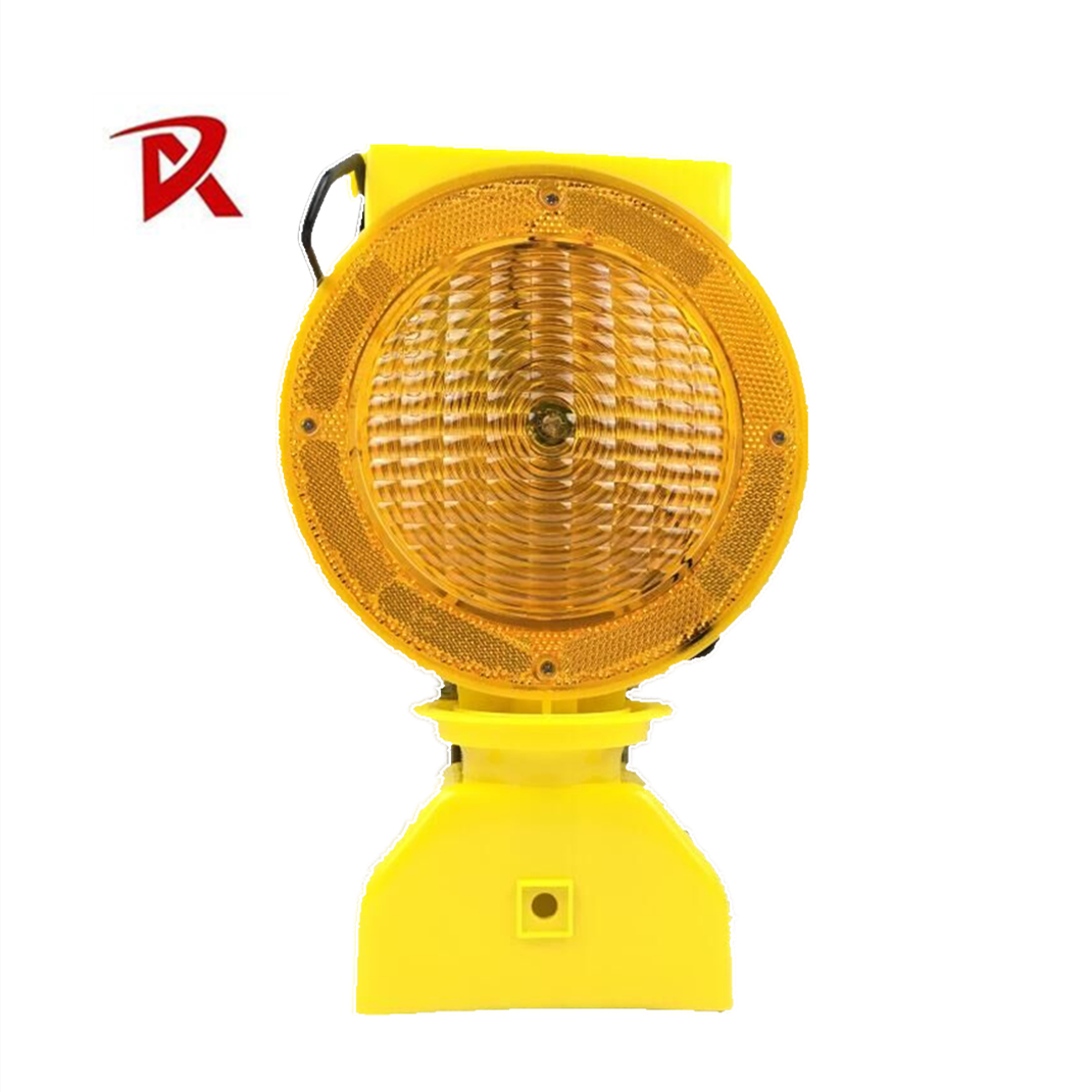 Buy cheap Solar Rechargeable Yellow Amber Traffic Warning Light Long Lifetime and Dia 180mm Size from wholesalers