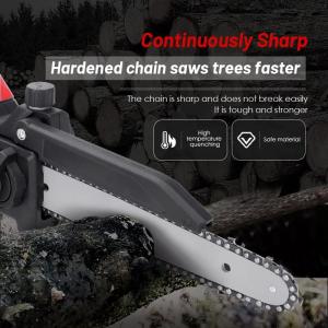 Portable Handheld Chainsaw 8-Inch Chain saw with 2 Pack 2000mAh Batteries Mini