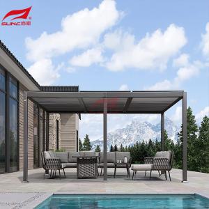 Buy cheap Sunc Outdoor Waterproof Motorized Pergola Systems Aluminum Extruded from wholesalers