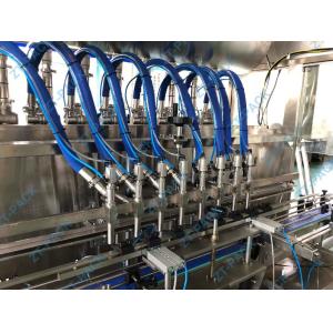 6 8 Head Bottle Filling And Capping Machine Flat Paste Liquid Filling Machine