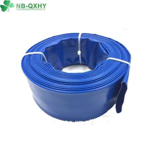Buy cheap 50m Length Blue PVC Layflat Hose Corrosion Resistant for Agricultural Watering System from wholesalers