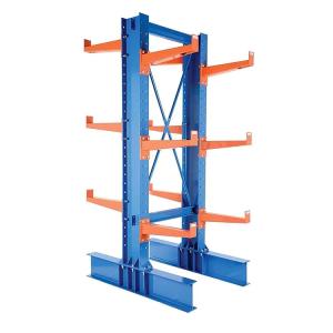 Buy cheap Blue Heavy Duty Cantilever Rack Kit 8' Double Sided Uprights with 36" Arms and Brace Set from wholesalers