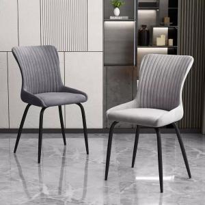 Buy cheap Simple Ergonomic Dining Chair Cloth Covered Dining Room Chairs Customizable from wholesalers