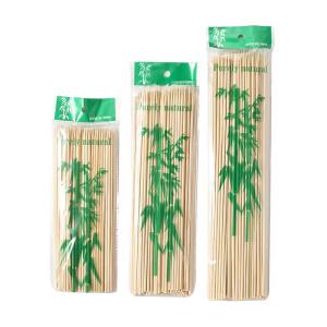 Buy cheap Custom Disposable Bamboo Skewers Compostable Versatile Use Heat Resistance from wholesalers