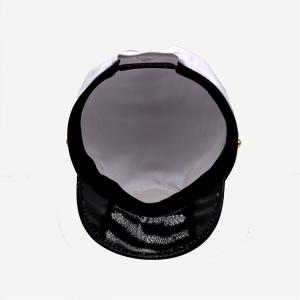 Buy cheap Flat Top Military Cap Medium/Custom Crown All Seasons Solid/Custom Military Cadet Cap from wholesalers