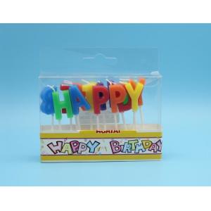 Buy cheap Alphabet Individual Letter Candles For Birthday Cakes With Paraffin Wax Material from wholesalers