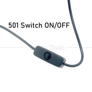 USB to 9V 12V DC 5.5x2.1mm Jack Power Charger ON OFF Switch Cable for Router Fan