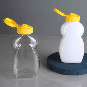 Buy cheap Customized Clear Plastic Squeeze Bottles Reusable Small Honey Jugs 110ml from wholesalers