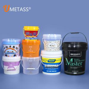 Buy cheap Ice Beer Champagne Drink Round Plastic Bucket Pail Customized Paint from wholesalers