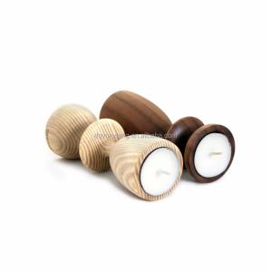 Buy cheap High quality Personalized Ash Wooden Candle Holder for Rustic Wedding Party Birthday Holiday from wholesalers