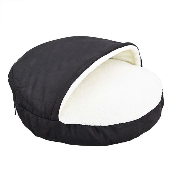 Winter Warm Enclosed Large Dog Bed Mat Removable And Washable Cat Sleeping Nest