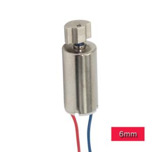 1.5v 3v Coreless DC Motor 6mm Diameter 12mm Length RoHS Material For Massager