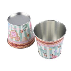 Buy cheap Stackable Food Storage Tins 95*70mm Popcorn Tin Bucket Food Grade from wholesalers