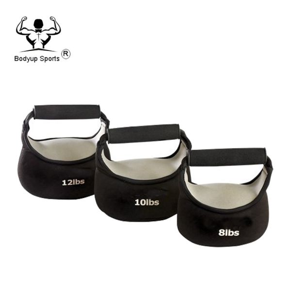 Strength Training Fitness Equipment Kettlebells Soft Neoprene With Sand Material