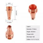 Buy cheap Height 34.8mm Laser Welding Nozzle D17.8 Laser Cutter Nozzle from wholesalers