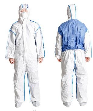 Quality Anti Wrinkle Disposable Surgical Scrubs Polypropylene Coverall Low Linting for sale