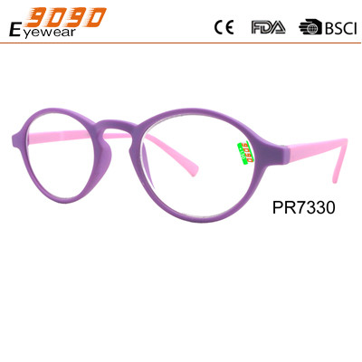 Fashionable Circle frame Reading glasses, made of plastic , suitable for men and