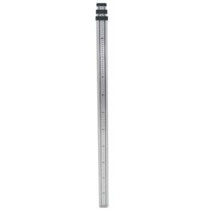 China Bubble Aluminium Levelling Staff 3m Telescopic Measuring Staff on sale