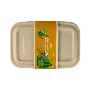 Buy cheap Rectangular Disposable Surgance Pulp Food Container Biodegradable Container from wholesalers