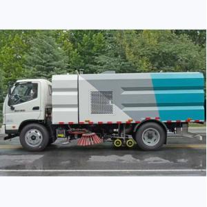 Buy cheap Tow Road Sweeper Street Vacuum Cleaner Truck With Minimum Off Ground Height 240mm product