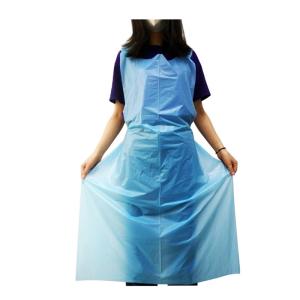 Buy cheap Antibacterial Plastic Aprons On A Roll , Sleeveless Blue Disposable Aprons product