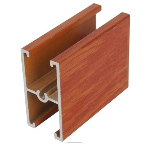 Buy cheap 6008 T6 Anti Fading Wood Look Aluminium Profile Anodizing Protection from wholesalers