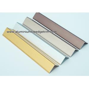 Buy cheap Decorative Drywall Aluminum Corner Guards With Brushed Effect 1.5mm Thickness from wholesalers