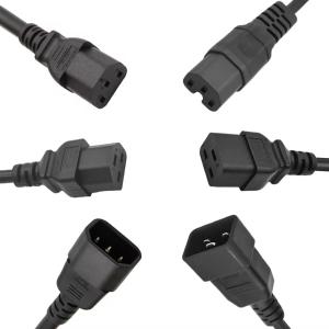 Buy cheap Heavy-Duty 16A 20A 250V 2.5mm2 6 Ft (1.83 M) Power Cord for Computer C19 C20 Immersion Cooling System Male Female IEC End Type from wholesalers