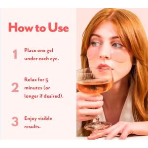 Private Label Eye Patches Brightening Reduces Dark Circles Calming Hyaluronic