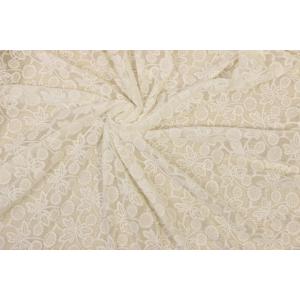 Buy cheap Nylon Mesh Allover Lace Fabric Slightly Stretchable ODM Available from wholesalers