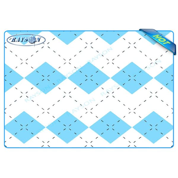 Diposable Golden Star Printed Non woven Tablecloth Roll / Piece For Christmas Decoration