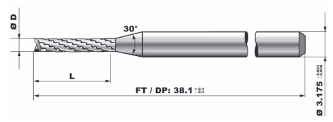 Buy cheap Chip Breaker Geometry PCB End Mill CNC Router Bits product
