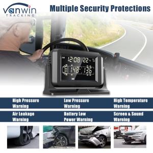 Buy cheap 4CH GPS 4G Real Time Monitoring Mobile DVR External Tire Pressure Alarm Monitor System from wholesalers