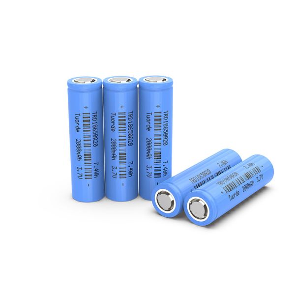 UN38.3 Lithium 18650 Rechargeable Battery , BMS 2000mAh Lithium Battery