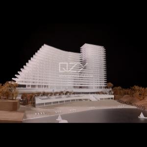 1:100 Monte Carlo Hotel Wooden Architectural Model