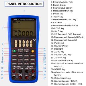 Buy cheap VICTOR 24 Portable Multifunction Process Calibrator Rtd Calibration Equipment from wholesalers