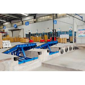 Buy cheap Manual Operation Heavy Duty Construction Mechanical Dock Leveler For Safe Loading Unloading With Safety Legs from wholesalers