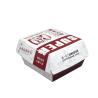 Custom Different Shape Hamburger Paper Packaging Box Made from Recycled Materials with Customized Logo for sale