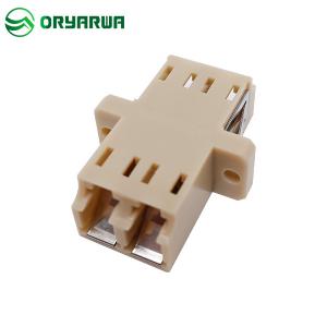 Buy cheap Duplex LC To LC Fiber Optic Adapter With Shutter from wholesalers