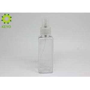 Buy cheap Square Shape Cosmetic Spray Bottles , Clear Plastic Spray Bottles from wholesalers
